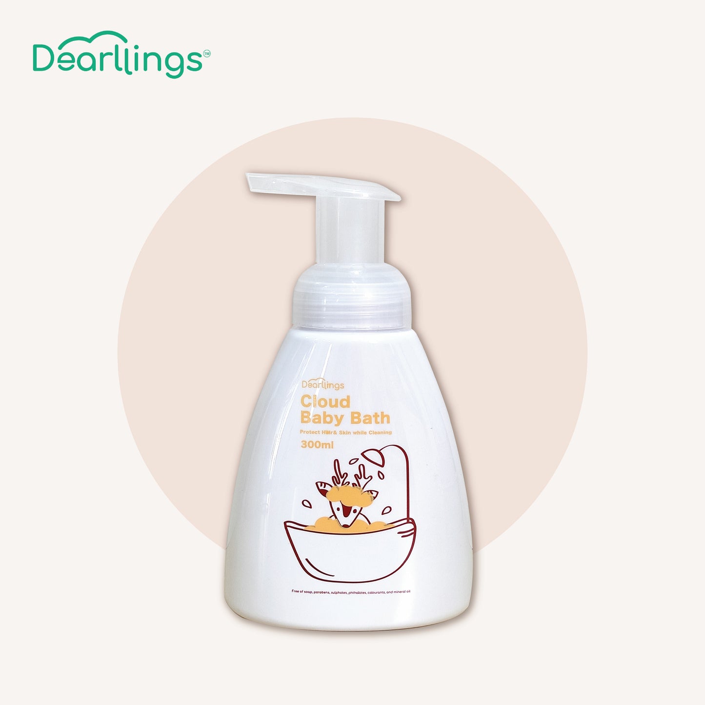 Dearllings 雲朵寶寶潔淨慕斯 300ml