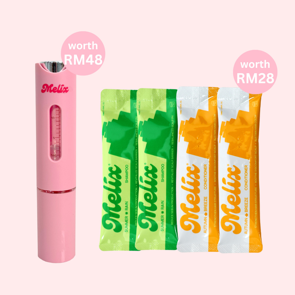 🎁 [PWP] Scalp Tonic Applicator + 10ml Shampoo & Conditioner*4 (Discount)