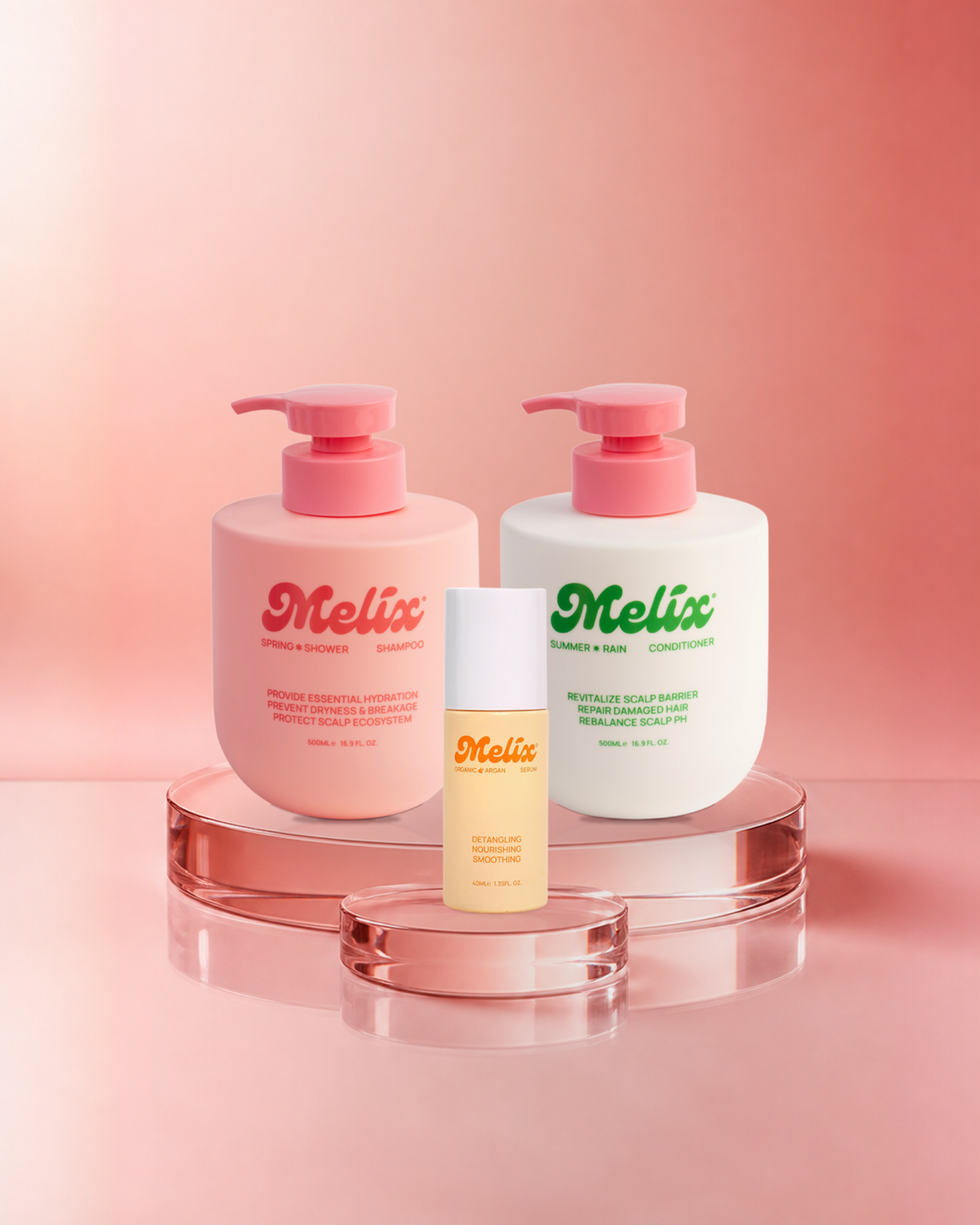 Moisture & Smooth Hair Set – Summer Conditioner Serum