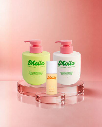 Sebum Control & Smooth Hair Set – Summer Rain Conditioner Argan Serum