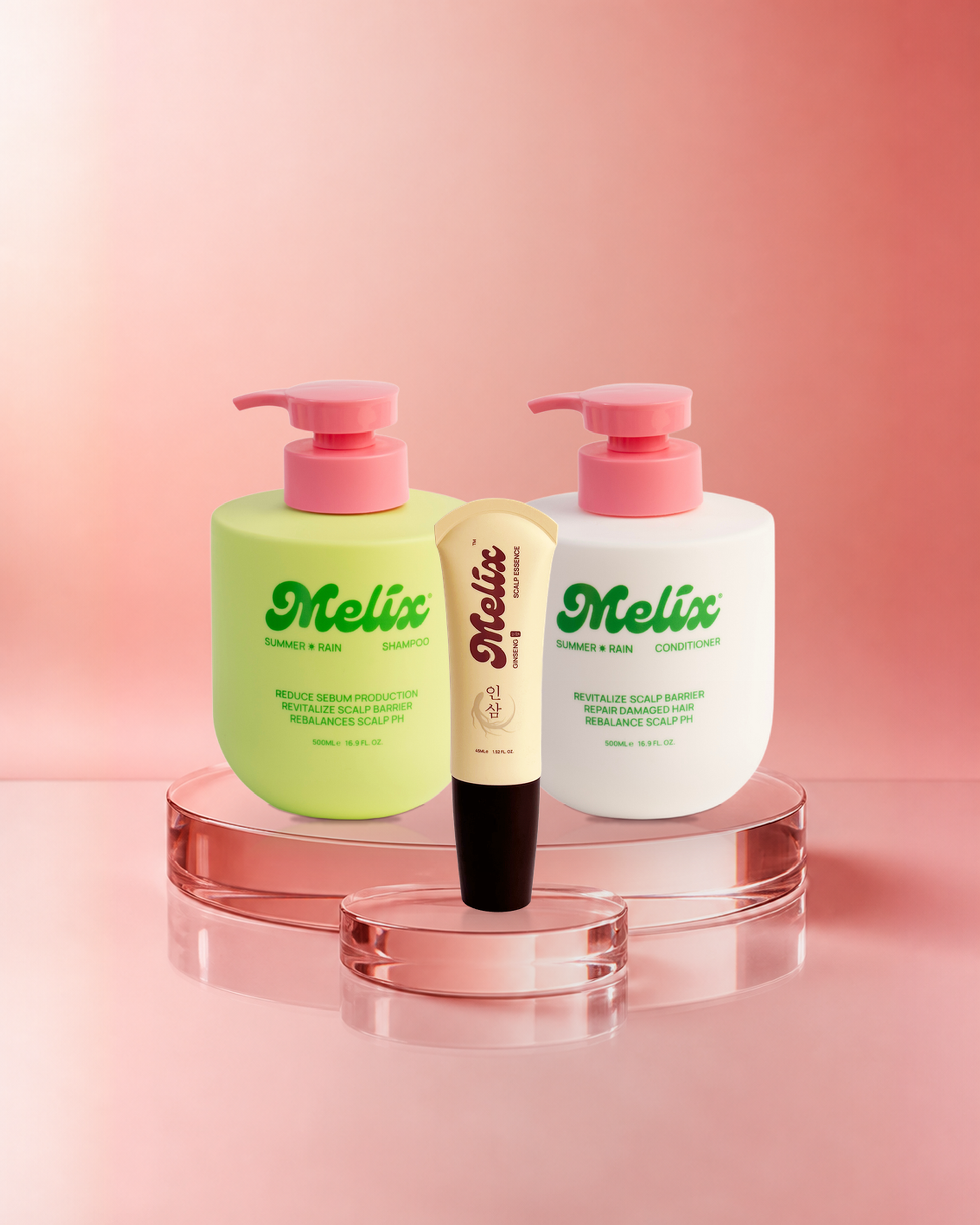 Sebum Control & Volumizing Hair Set – Summer Rain Conditioner Ginseng