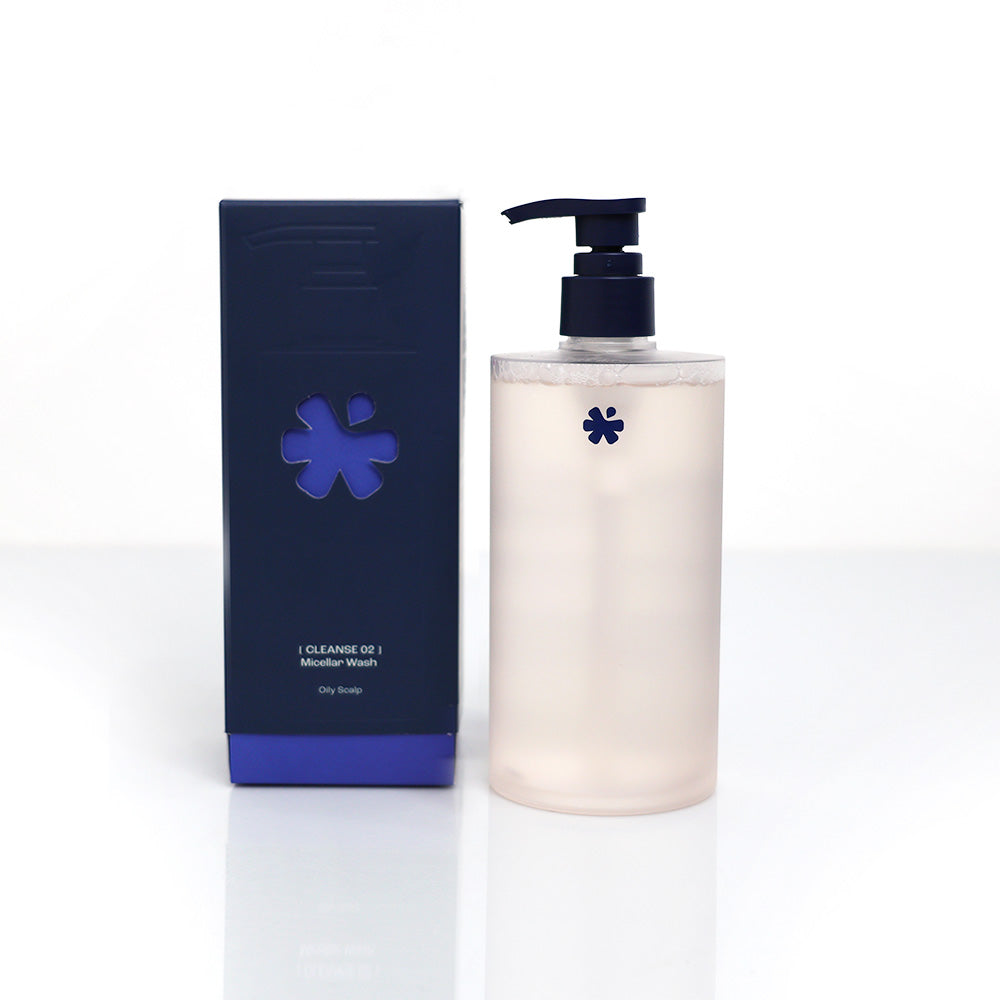 400ml CLEANSE 02: Micellar Wash [For Oil Scalp]