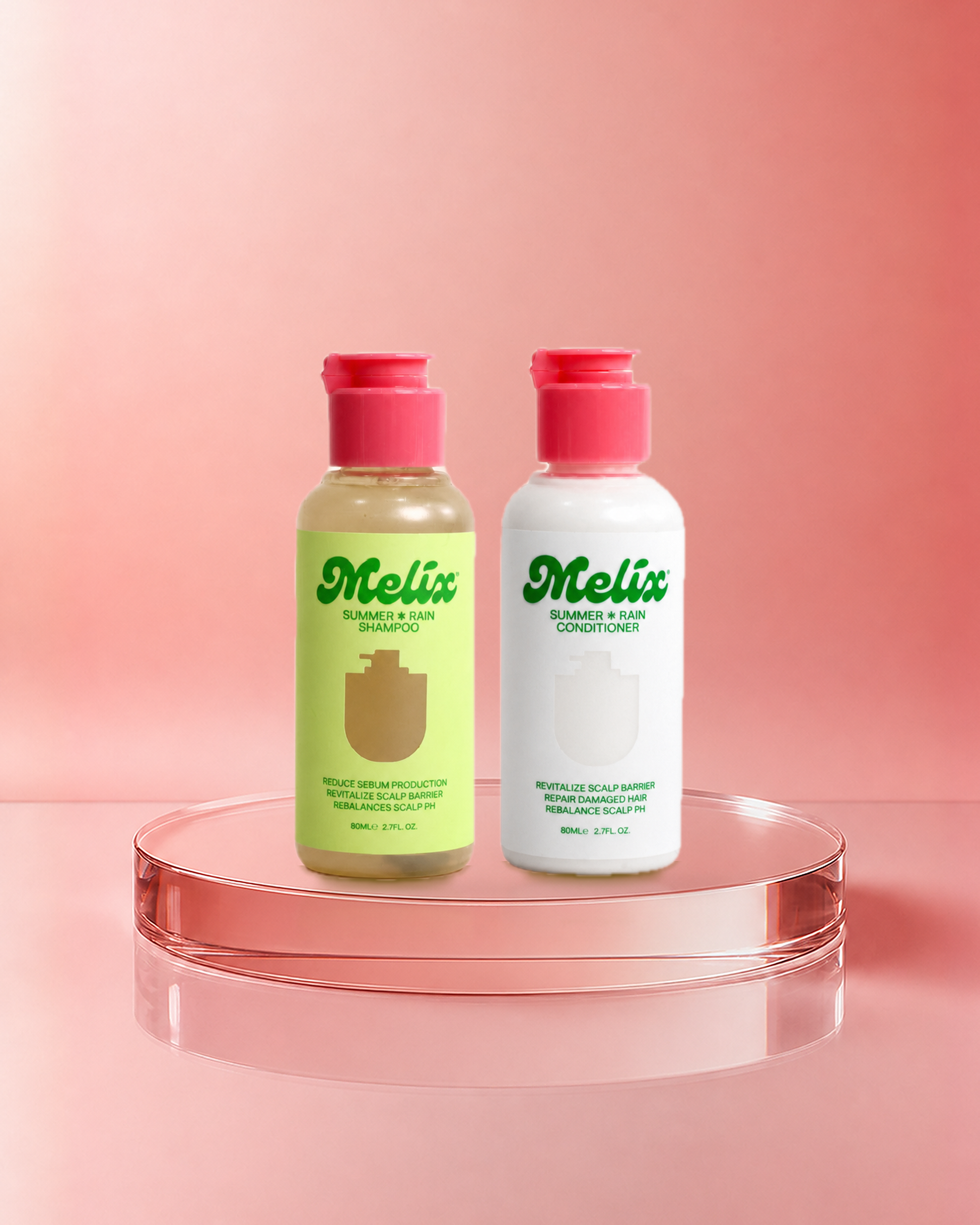 Hair Care Combo Trial Set - Summer Rain Shampoo and Conditioner